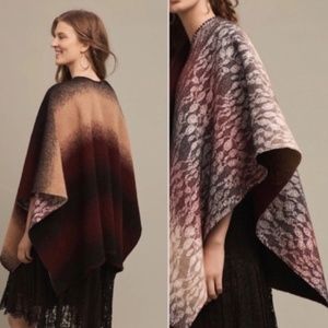 Stunning Anthropologie Reversible Poncho